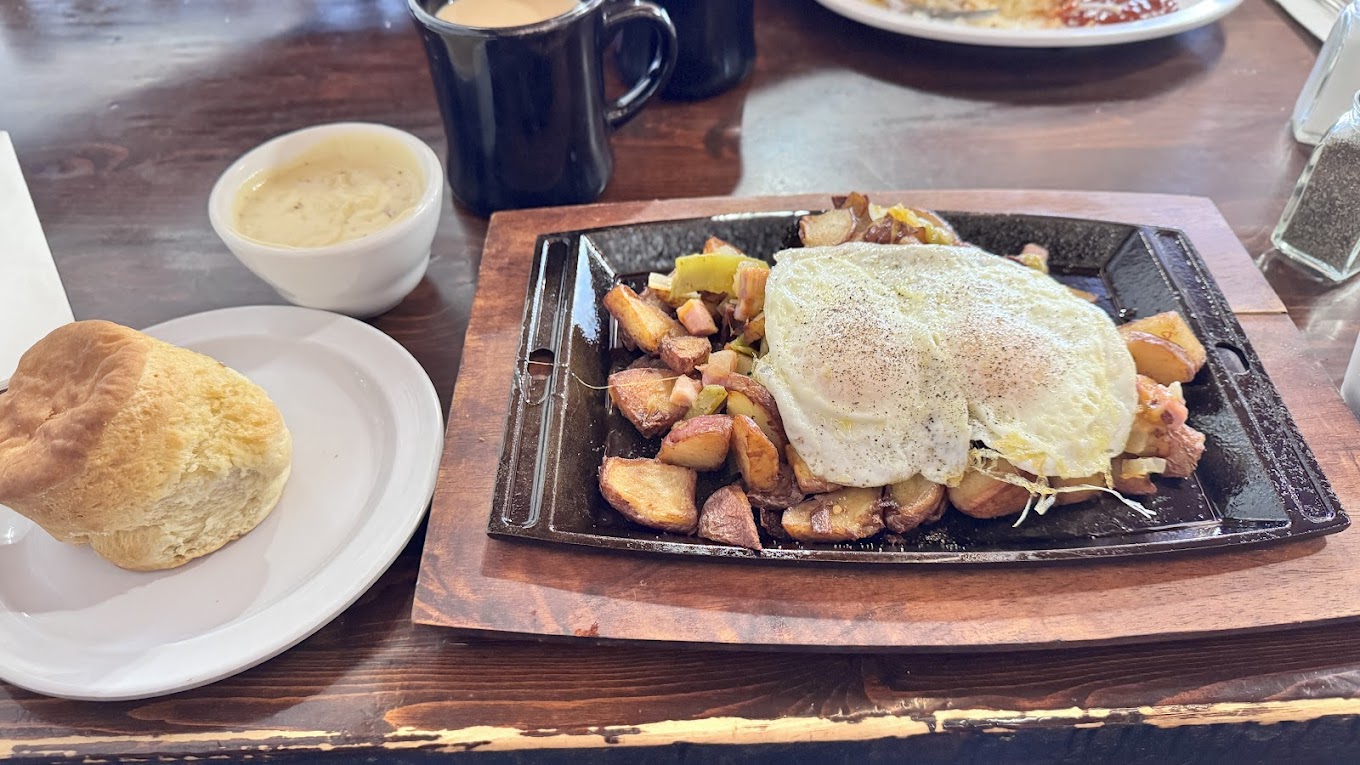 A hearty egg plate