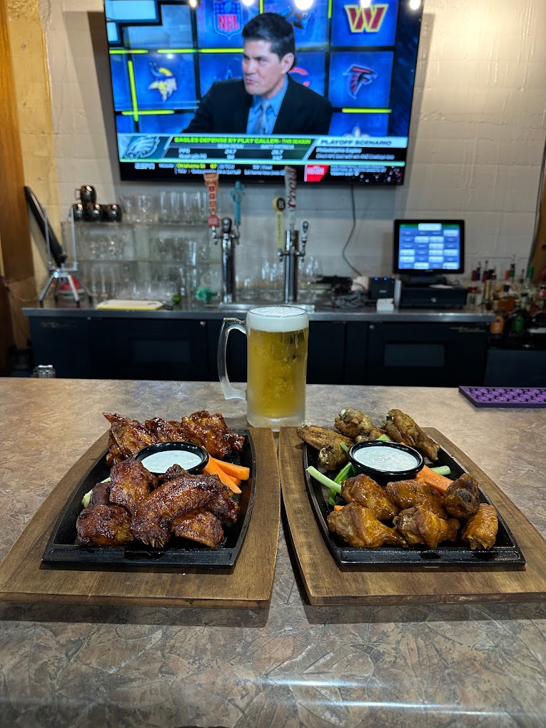 Wings and a cold beer