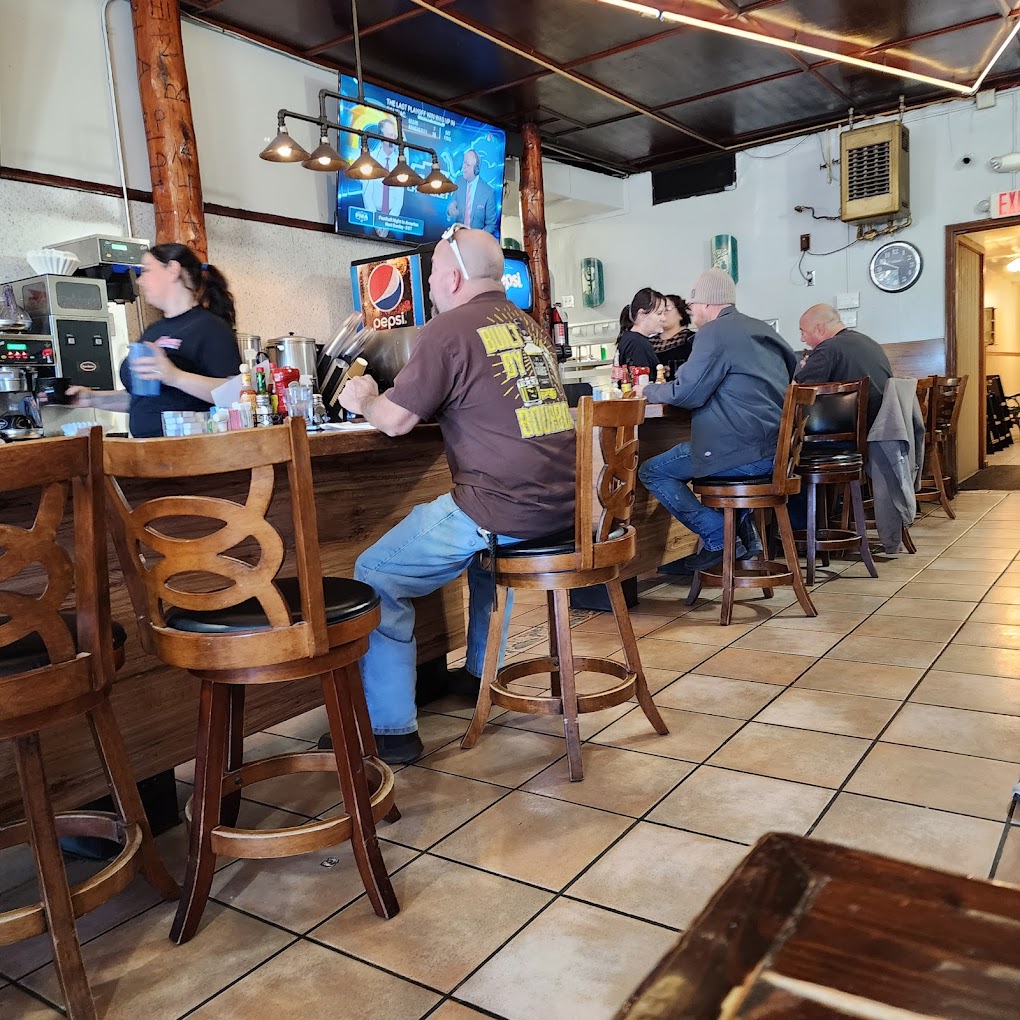 The bar inside The Horseshoe